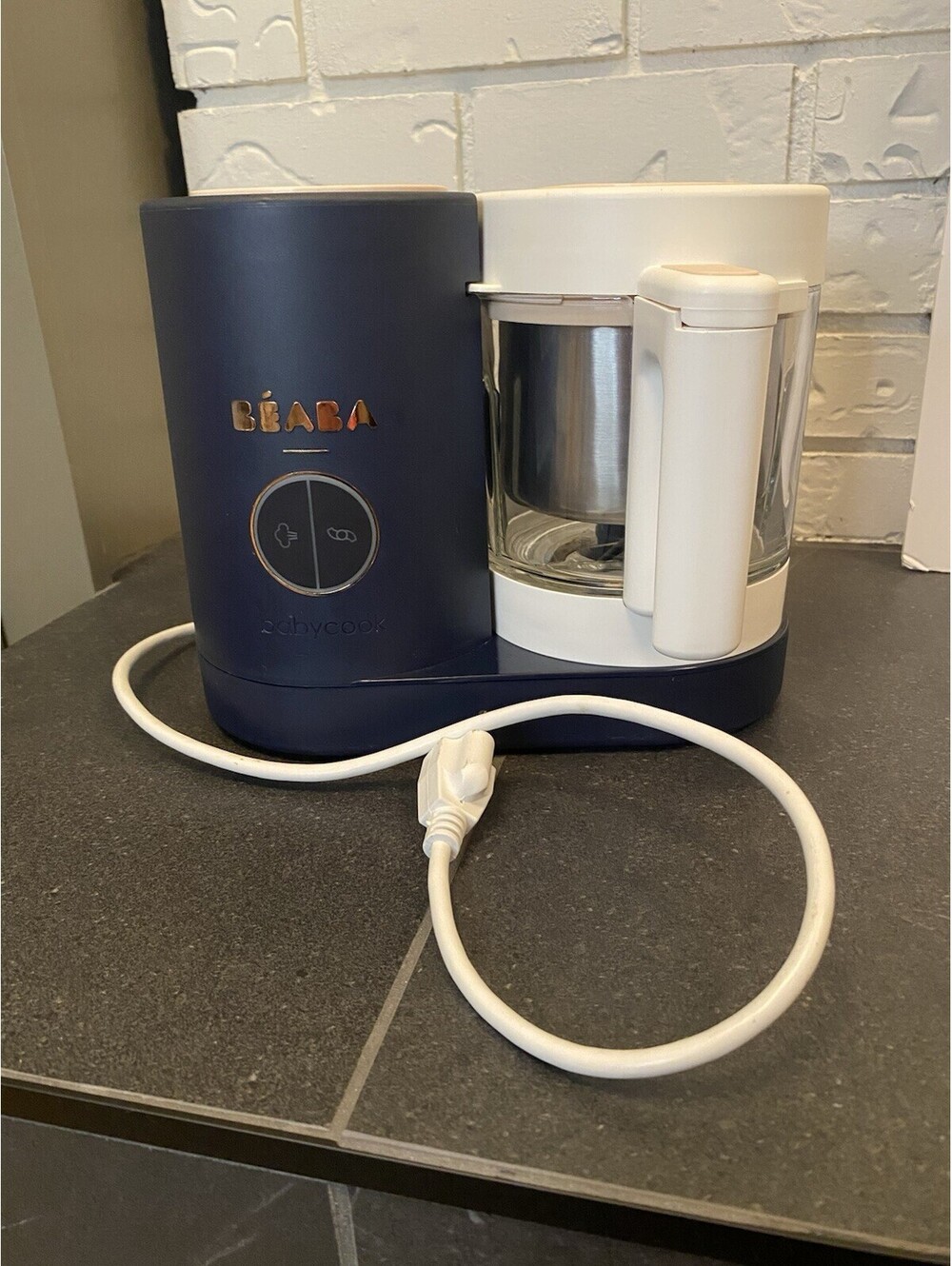 BEABA Babycook Neo Baby Food Maker MIDNIGHT (BEA0400-VN-US) Blue Navy